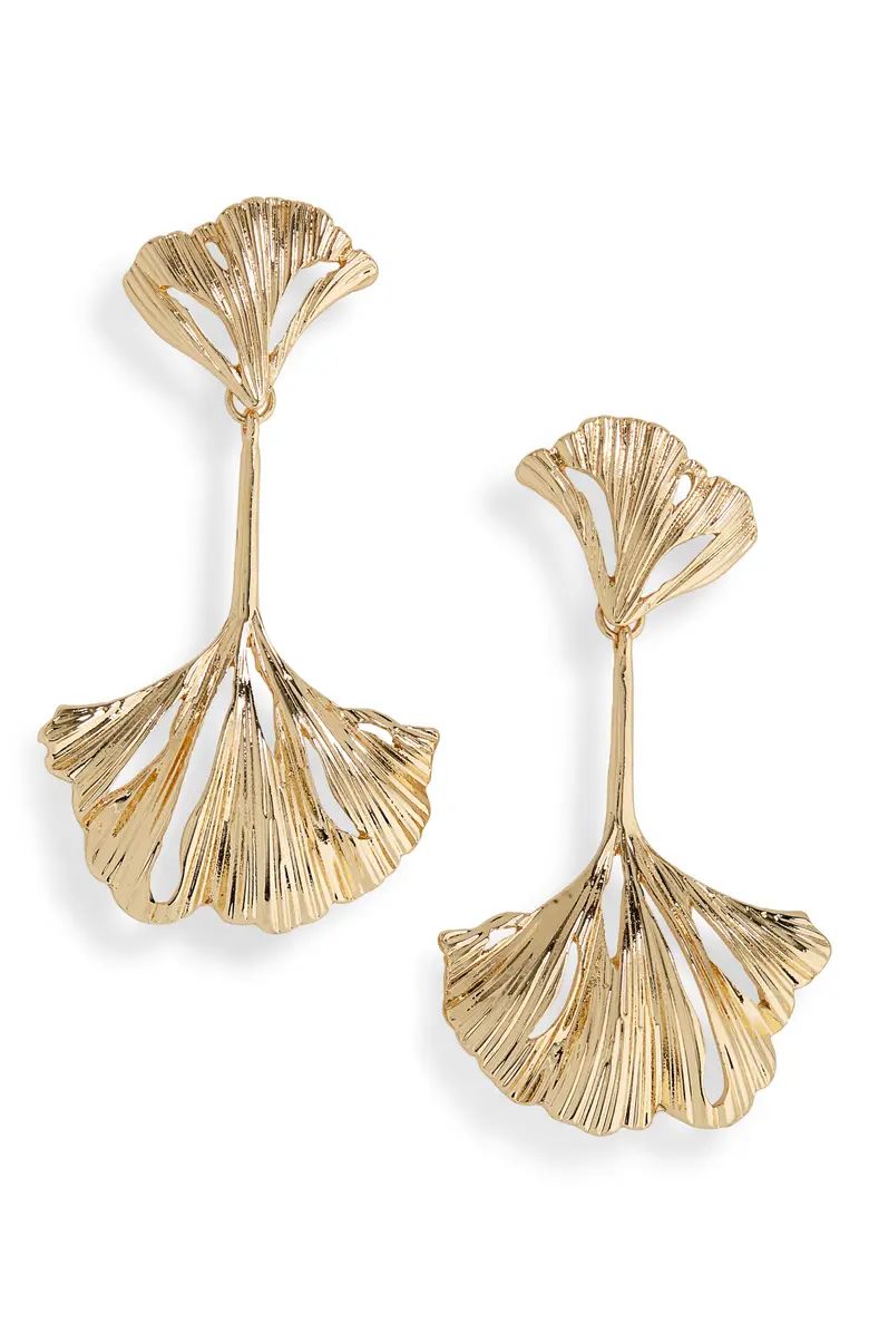 Ginkgo Leaf Drop Earrings | Nordstrom