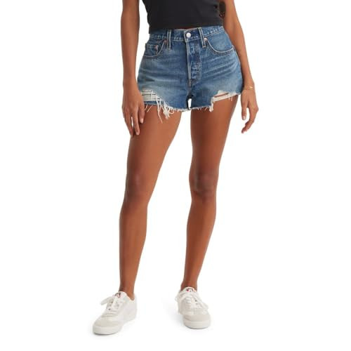 Levi's Womens 501 Original (Also Available In Plus) Shorts, (New) Blue, 25 Regular US | Amazon (US)
