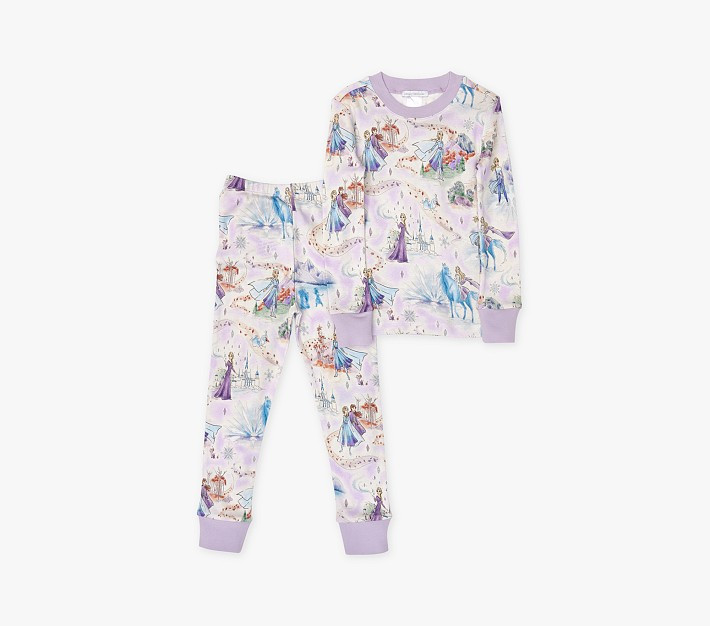 Disney Frozen Enchanted Forest Organic Cotton Kid Pajama Set | Pottery Barn Kids