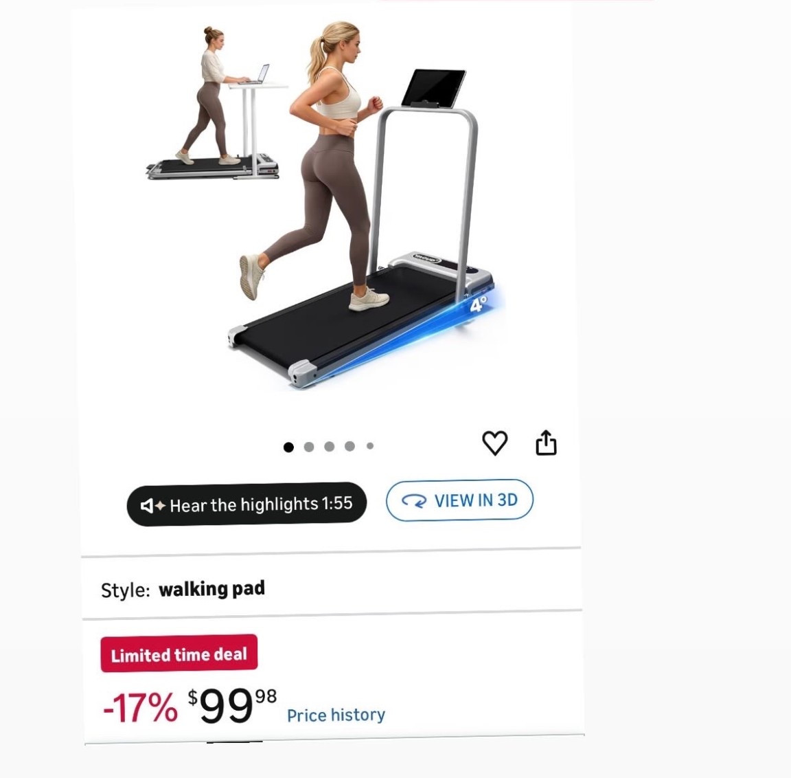 It’s starting to get 🥵 in FL for morning walks, and our YMCA doesn’t open until Sept… so I grabbed this (it’s on sale 👀).

I’ve seen a bunch of women say it’s the best, so we’ll see! I’ll keep you posted 👍

#LTKmomlife #LTKselfcare #LTKfitnessgoals
