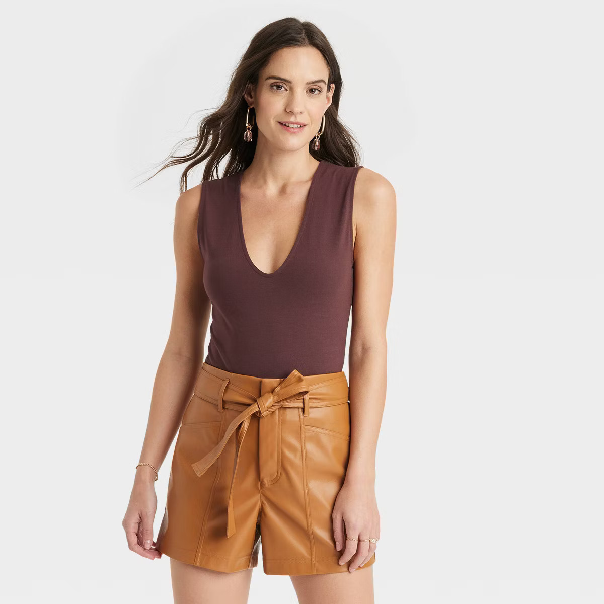 Women's V-Neck Bodysuit - A New Day™ | Target