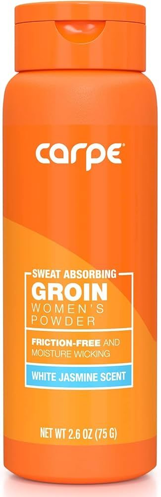 Carpe No-Sweat Groin Powder (For Women)  - Designed for Maximum Sweat Absorption - Mess and Fric... | Amazon (US)