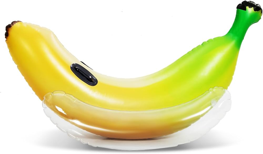 Sloosh Inflatable Banana Pool Float - Ride on Banana Pool Floats Funny Swimming Pool Party Decora... | Amazon (US)