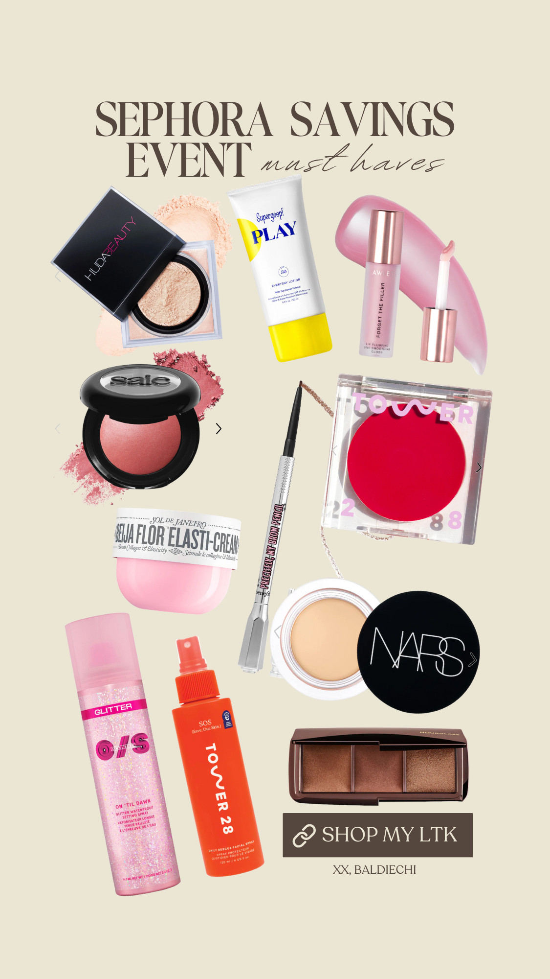 Some fav picks from the Sephora Savings event 2025! Make sure to grab these before the sale ends on 4/14! 

 #LTKSaleAlert #LTKBeauty