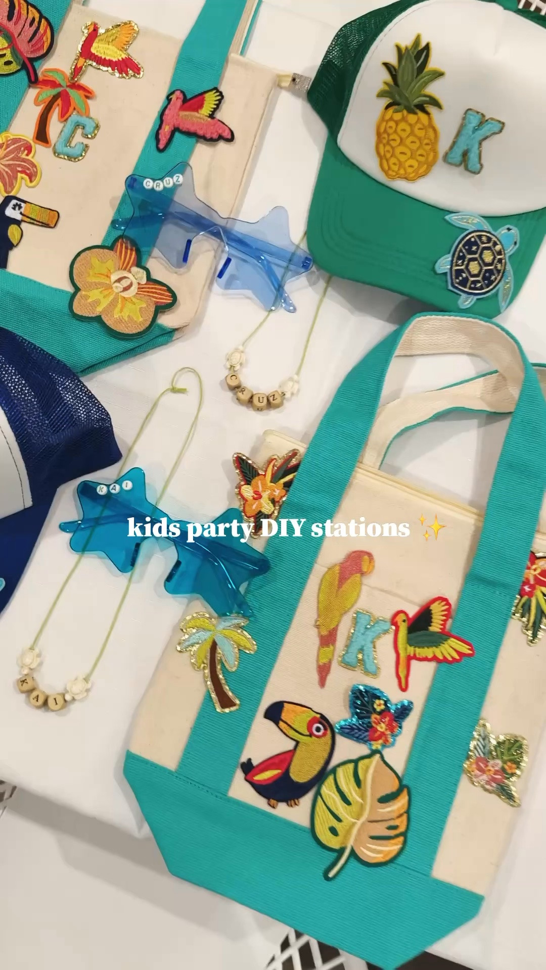 The party activities that double as the favor ✨

One thing I always make sure to have at my parties? Creative stations the kids can wander over to throughout the day. It gives them a little break from the party craziness, lets them get creative, and honestly… they LOVE being proud of something they made themselves. 🤍

I put together 3 fun + easy DIY party stations that also become the cutest take-home favors: 🧢 Custom Hat Station 🐚 Surfer Charm Bar
🥨 Snack Bag Station 

And @michaelsstores seriously makes it so easy to pull everything together in one trip. ✨ Be sure to check out my LTK for the full supply list and links to everything I used!

Follow @michaelsstores and share how you #MakeItWithMichaels 🤍
#MichaelsMakers #MakeItWithMichaels #everythingtocreateanything

#LTKmomlife #LTKKids #LTKdayinmylife