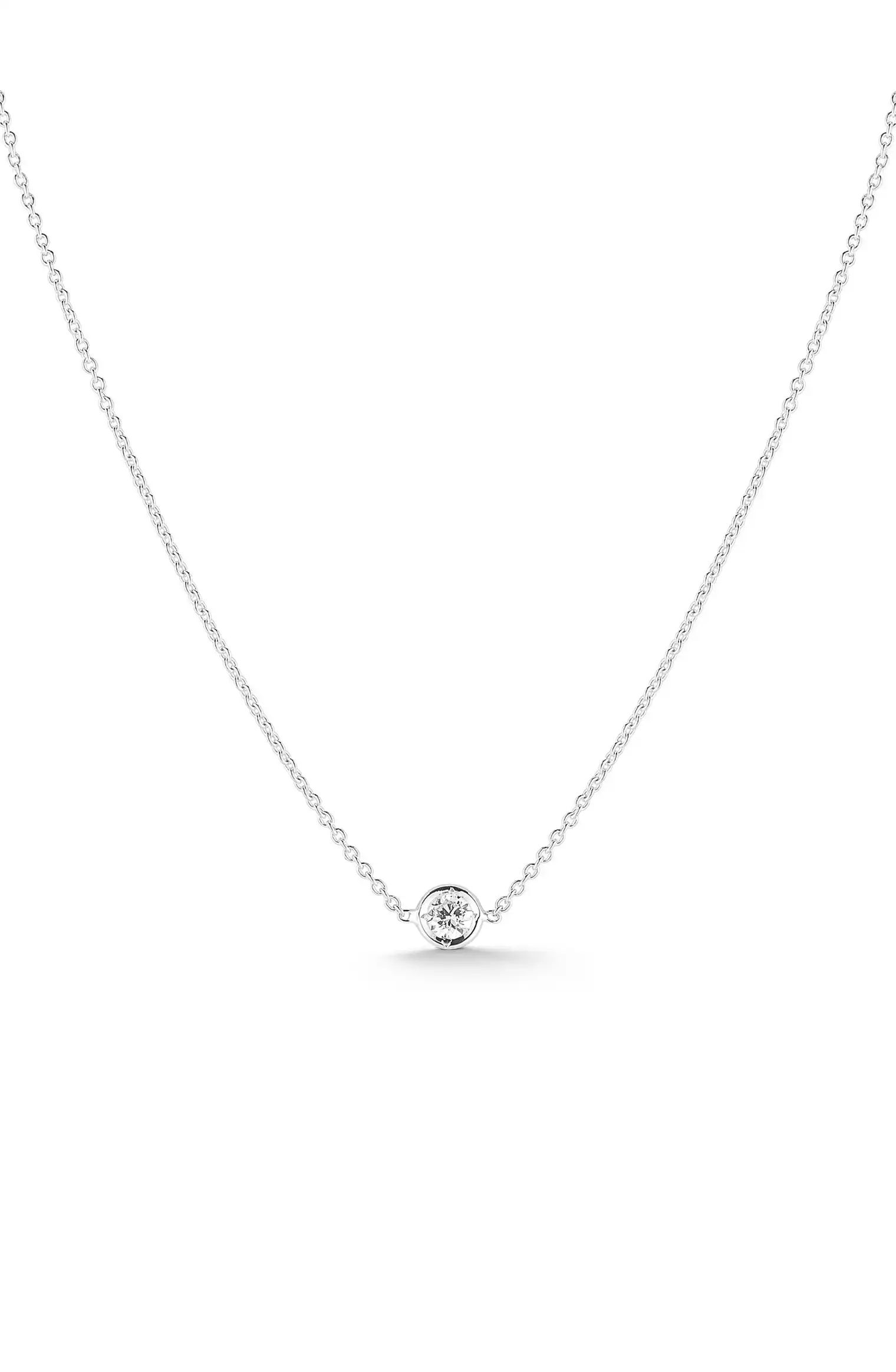 Roberto Coin Tiny Treasures Diamond Bezel Necklace | Nordstrom | Nordstrom