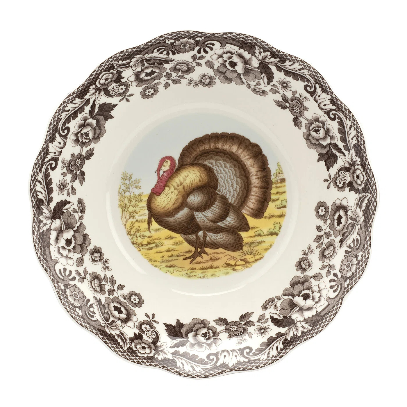 Spode Woodland Turkey Daisy Bowl 10" Turkey | Wayfair North America