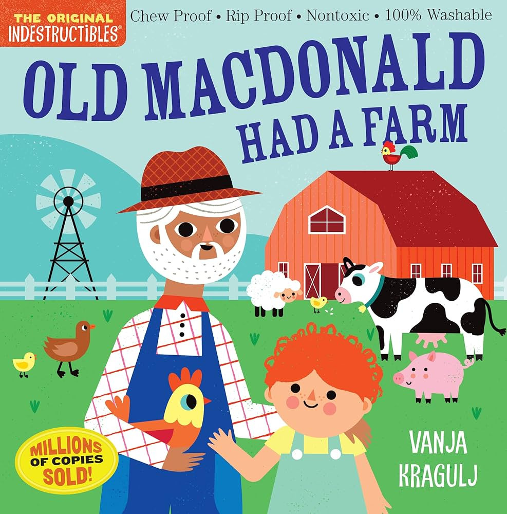 Indestructibles: Old MacDonald Had a Farm: Chew Proof · Rip Proof · Nontoxic · 100% Washable (... | Amazon (US)