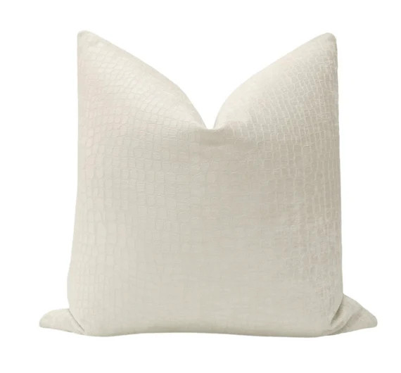 Crocodile Chenille Pillow COVER ONLY  Animal Print Pillow  | Etsy | Etsy (US)