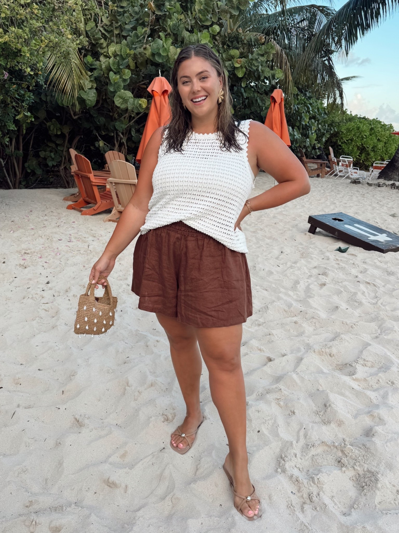 The perfect summer outfit! Wearing size XXL in tank & XXL in shorts (sharing similar styles too.

#LTKootd #LTKSeasonal #LTKMidsize