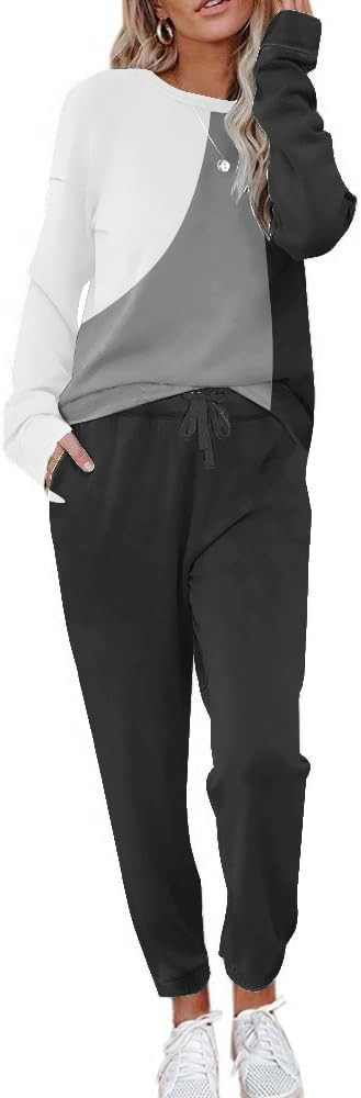 ETCYY NEW Lounge Sets for Women Two Piece Outfits Sweatsuits Sets Long Pant Loungewear Workout At... | Amazon (US)