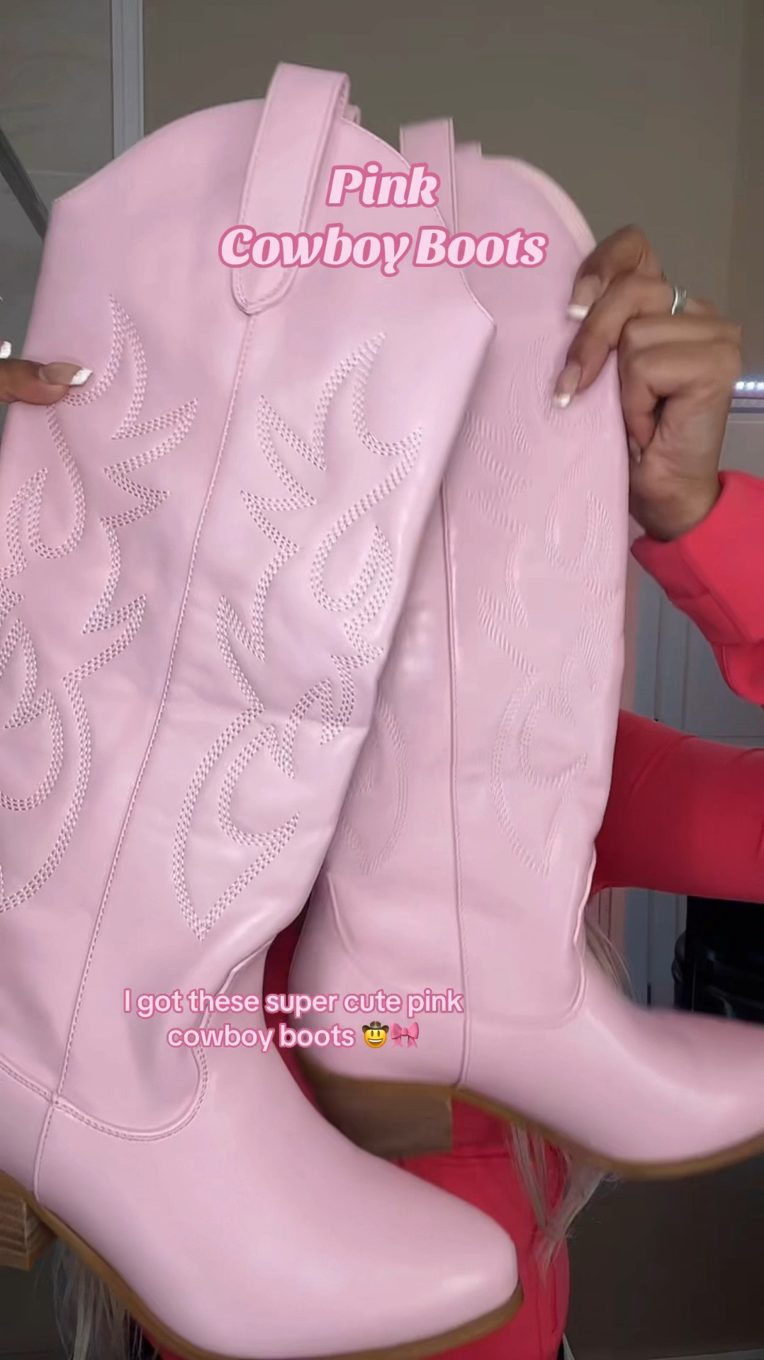 Pink cowboy boots great for concert #pinkcowboyboots #cowgirlboots #pinkboots #countryconcert #concertoutfit

#LTKFindsUnder100 #LTKVideo
