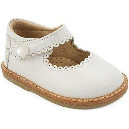 Elephantito | Toddler Mary Jane Shoes (White, Size 21) | Maisonette | Maisonette