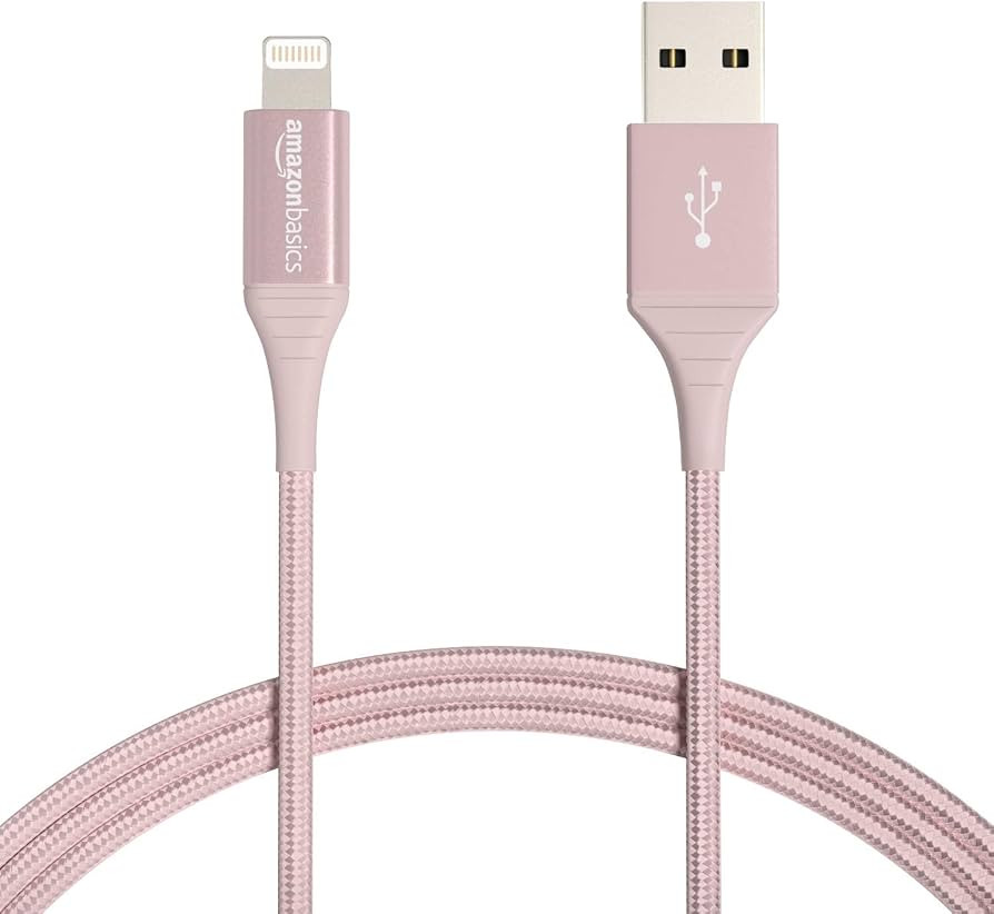 Amazon Basics USB-A to Lightning Charger Cable, Nylon Braided Cord, MFi Certified Charger for App... | Amazon (US)
