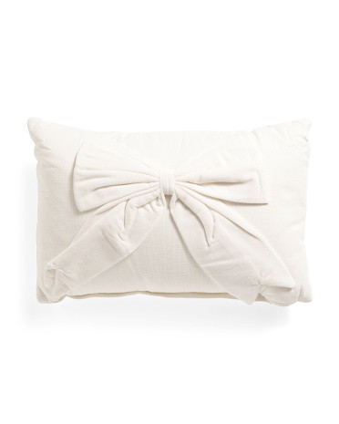 14x20 Bowery Bow Pillow | Throw Pillows | Marshalls | Marshalls