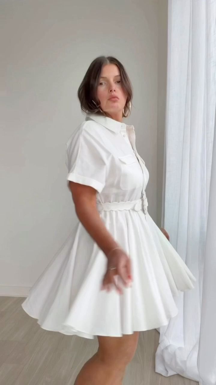 Cute, belted summer dress

#LTKootd #LTKSeasonal