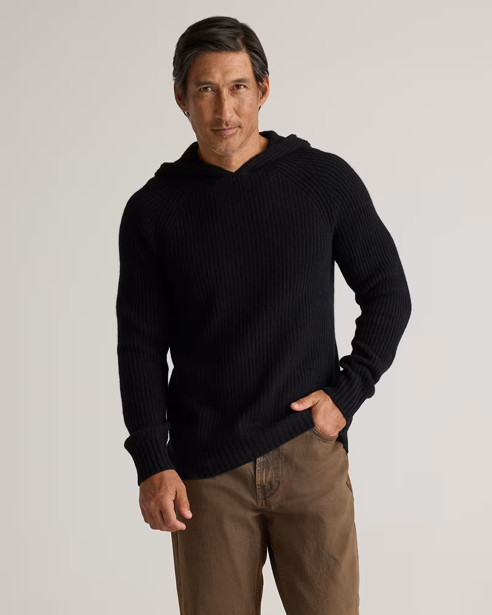 Mongolian Cashmere Fisherman Pullover Hoodie | Quince