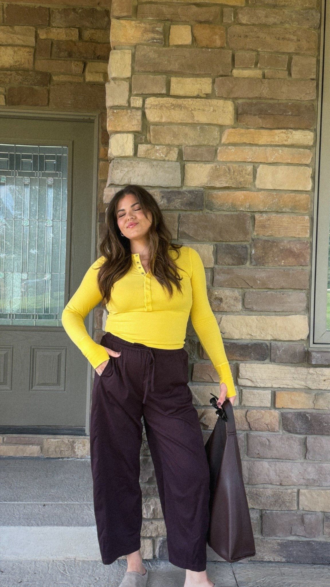 Fall outfit of the day - running errands today then we’re headed to the cy-hawk tailgate tonight! 

Shirt @American Eagle Outfitters 
Pants Amazon
Shows @Steve Madden US 

Fall outfit, work from home, mom friendly, midsize, size 12, size 14, mom style, curvy outfit, thick tummy approved