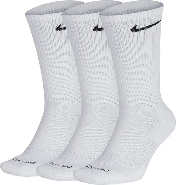 Nike Dry 3-Pack Everyday Plus Cushion Crew Training Socks | Nordstrom | Nordstrom