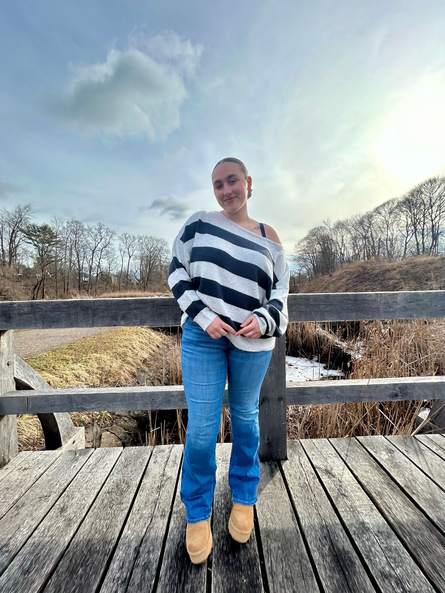 oversized sweater and bootcut jeans <3 
wearing size XL in the the sweater & 12 long in the jeans 

#LTKfindsunder100 #LTKfindsunder50 #LTKmidsize