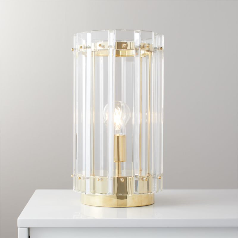 Gleam Crystal Table Lamp + Reviews | CB2 | CB2