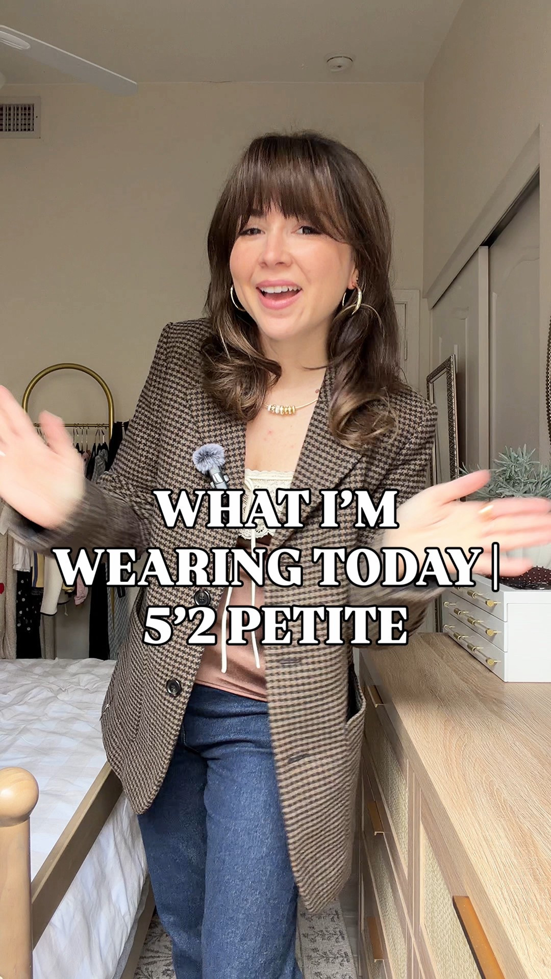 What I’m wearing today (date night edition).
I’m 5’2 and love this outfit for an elevated but comfortable night out. The blazer adds structure, the lace-trim top keeps it feminine, and these jeans are a go-to fit for petites. Finished with a simple boot that works with denim without overwhelming my frame.

Top XS 
Jeans 25petite 
Blazer XS 

Comment SHOP below to receive a DM with the link to this post on my LTK ⬇ https://liketk.it/5PEdm #ltkpetite #ltkgrwm #ltkvalentine


#LTKPetite