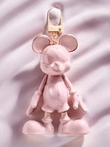 Mickey Mouse Disney Bag Charm - Pink Enamel | BaubleBar (US)