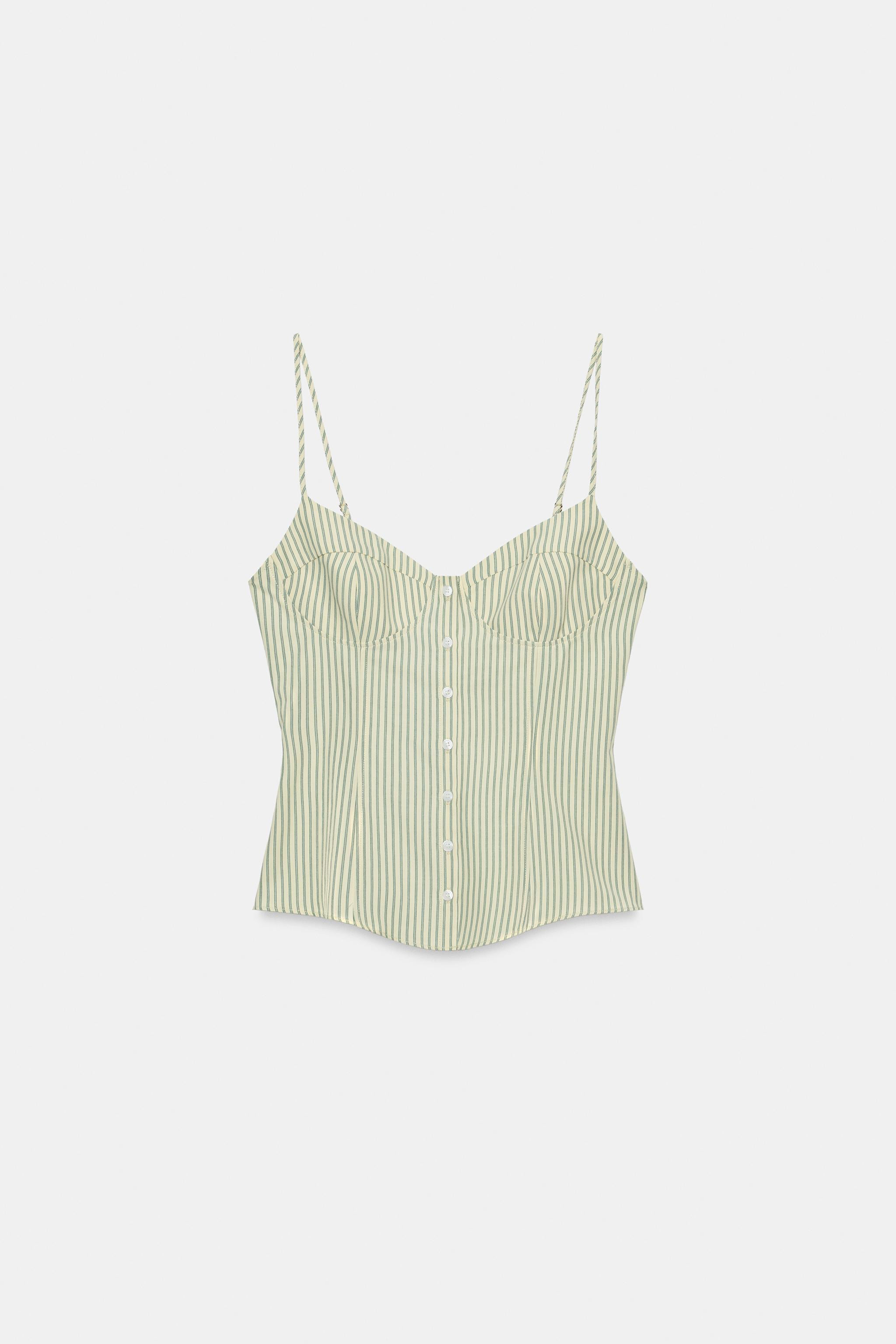 STRIPED CORSET TOP | Zara US