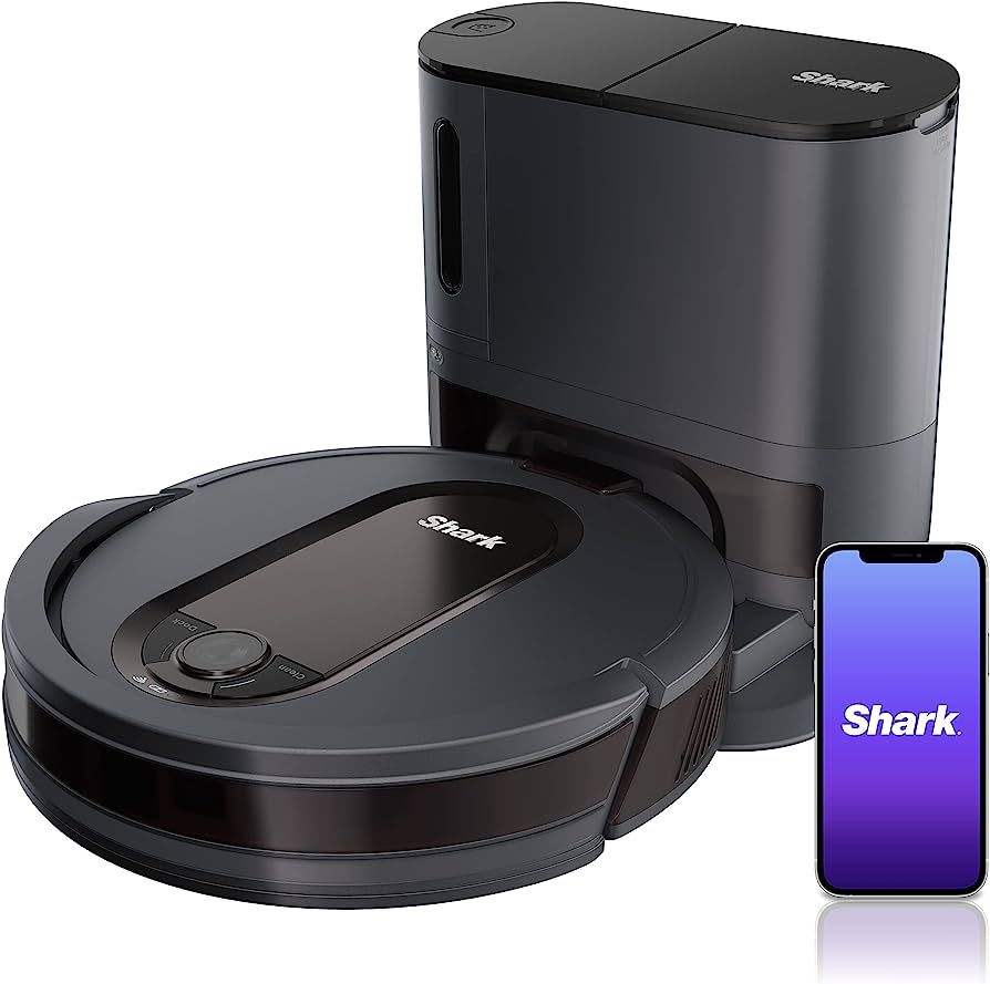 Shark RV912S EZ Robot Vacuum with Self-Empty Base, Bagless, Row-by-Row Cleaning, Perfect for Pet ... | Amazon (US)