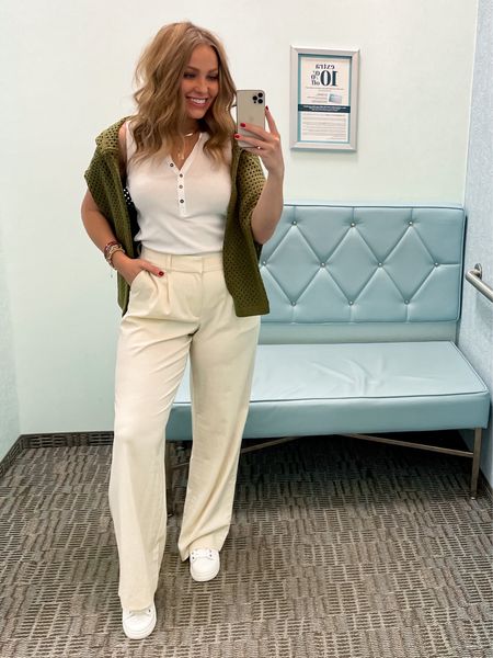 Loving trouser pants this summer. This lighter color is perfect style so many different ways 

#LTKsalealert #LTKworkwear #LTKstyletip