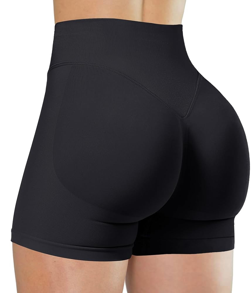 Unthewe Womens Workout Seamless Scrunch Butt Lifting Shorts High Waisted Tummy Control Gym Yoga S... | Amazon (US)