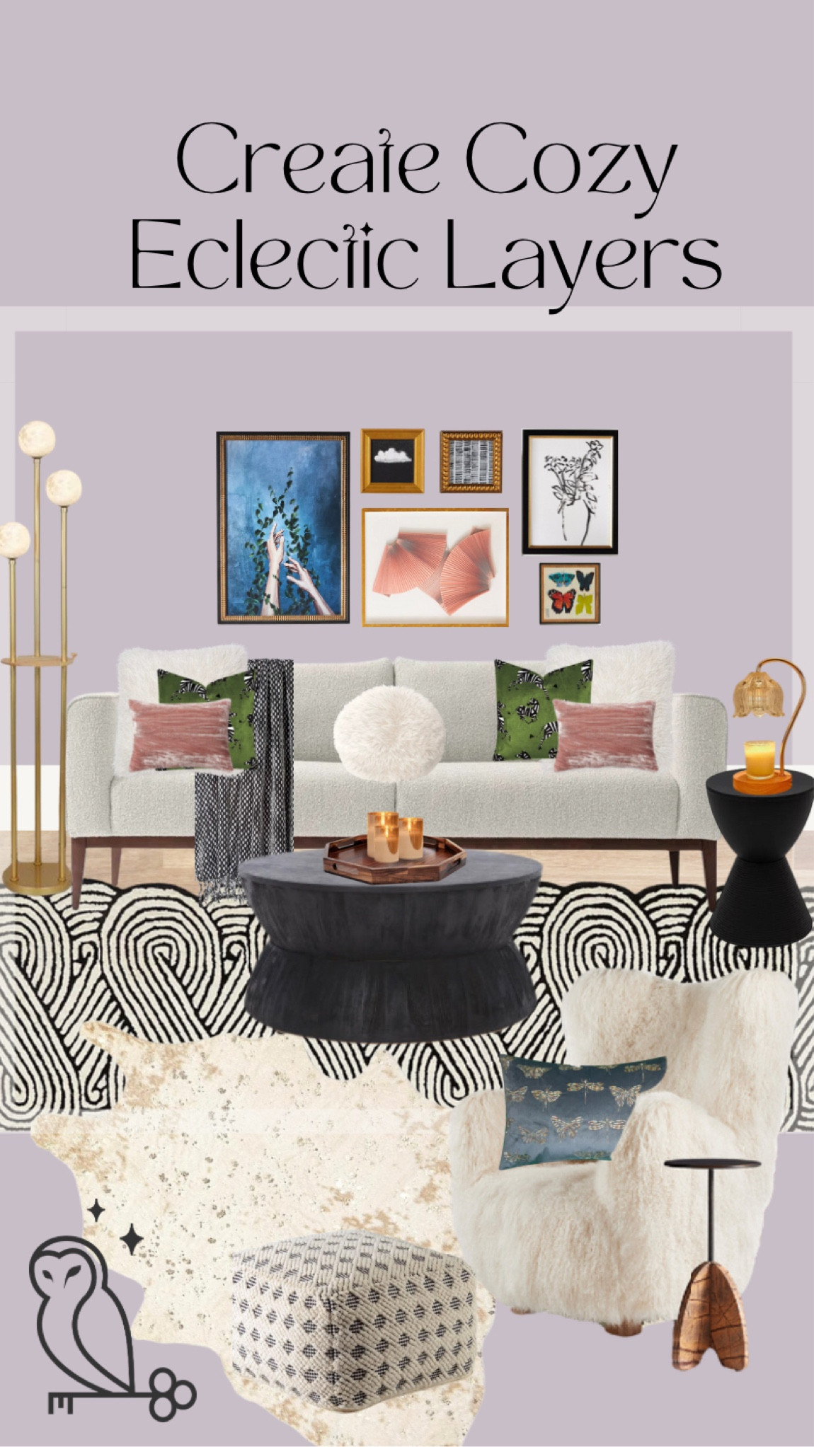 ✨This Lavender Haze inspired living room is filled with cozy dreamy layers✨

🦋 Make your own Interior Magic & shop below! 🔮 

💻To shop the whole room head over to the blog at: https://greatoakhaven.com/4-tips-for-creating-cozy-eclectic-layers-in-your-home/

🦓Follow along on Insta @greatoakhaven for more spaces to shop 🤍






#LTKfamily #LTKstyletip #LTKhome