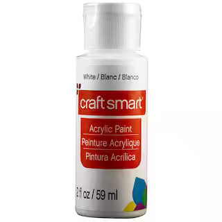 2 oz Acrylic Paint by Craft Smart® in White | 2 fl oz | Michaels® | Michaels Stores