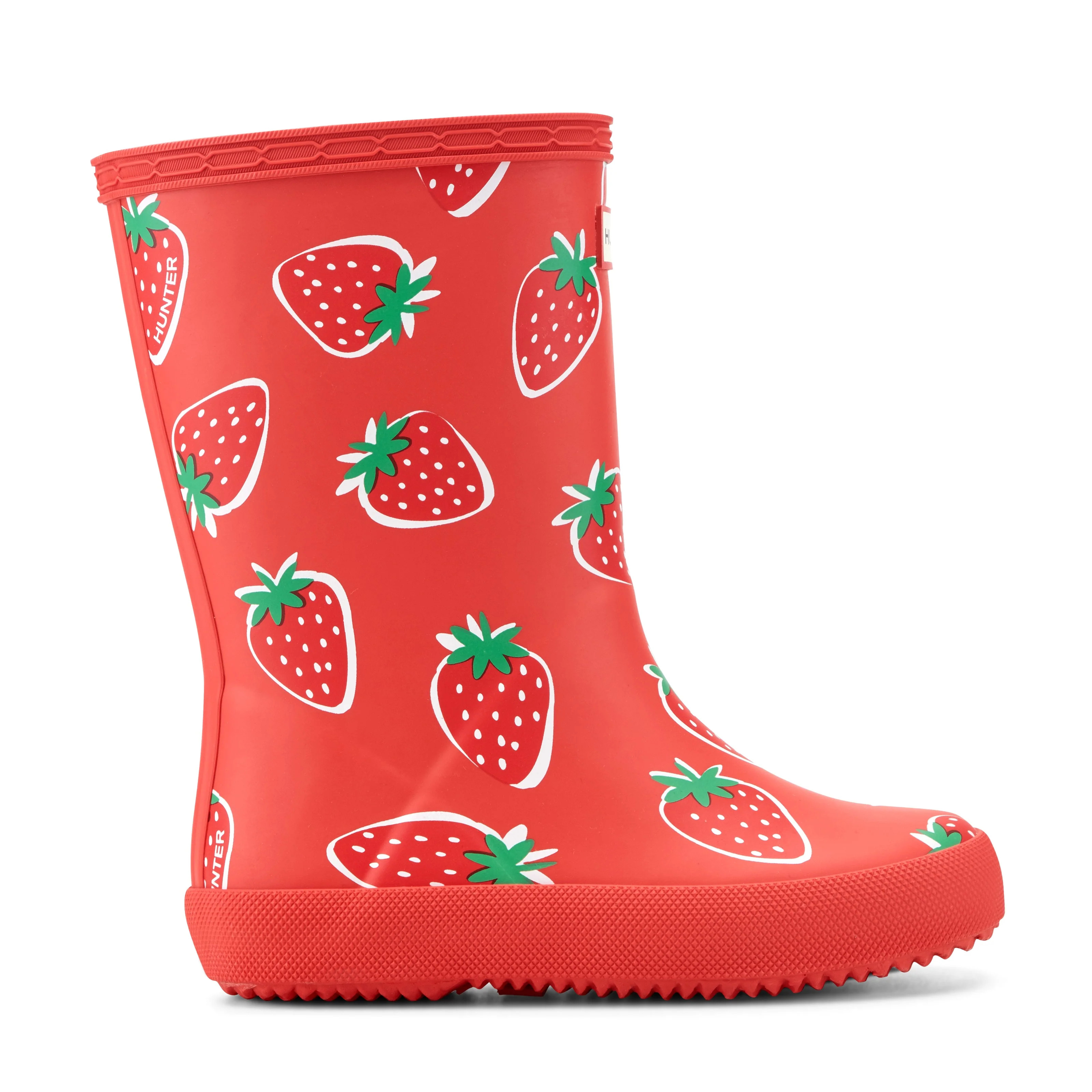 Kids First Classic Rain Boots - Red Strawberry Print | Hunter Boots | Hunter Boots