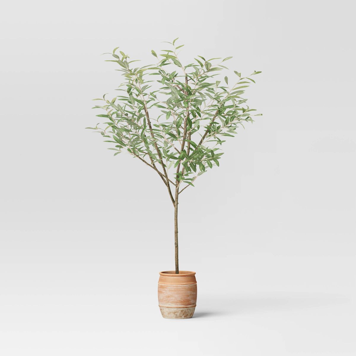72" Olive Artificial Tree with Cement Pot - Threshold™ designed with Studio McGee | Target