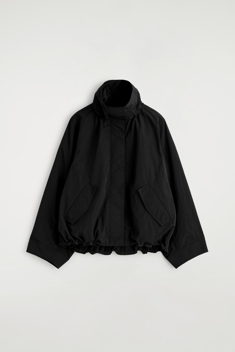 Nylon Funnel-Neck Jacket | COS UK