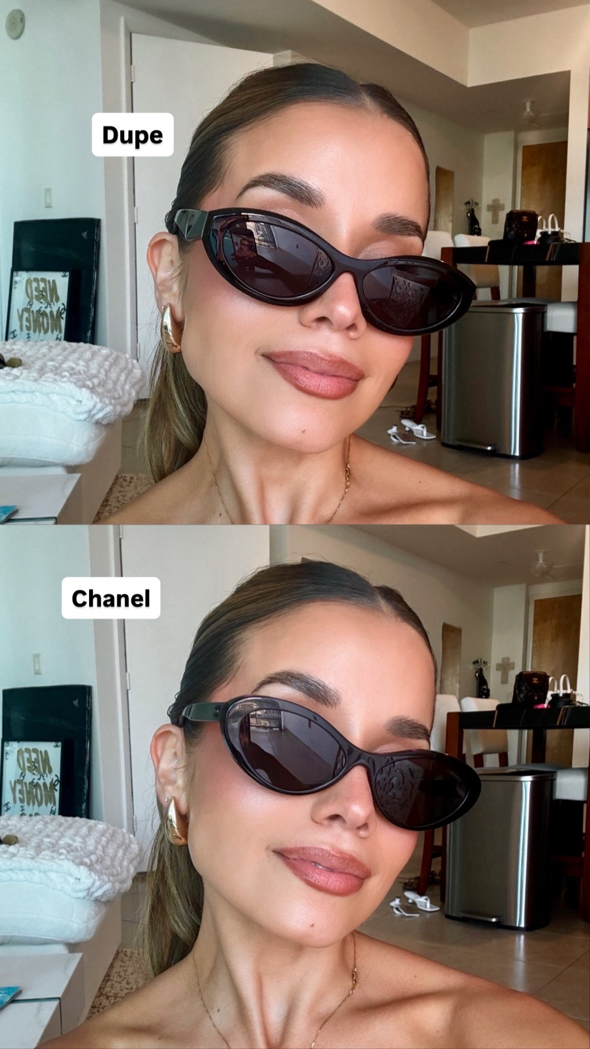 These Chanel dupe sunglasses are SO GOOD!! 

Sunglasses, dupe, affordable, amazon, black sunglasses, uv, summer, vacation, looks for less, chic, trendy

#LTKSaleAlert #LTKTravel #LTKootd