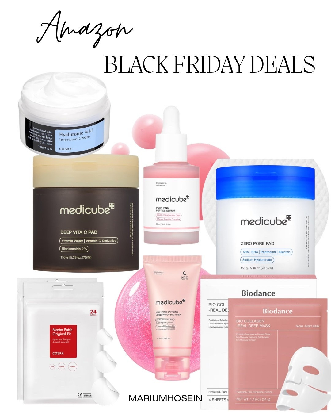 These skincare products are my holy grail. I love them so much. Perfect time of the year to stock up on them. They can also be used as stocking stuffers, white elephant party, or just a basket of skin care faves for a friend!!! 
@amazon #ad #founditonamazon #WinterFavorites2025