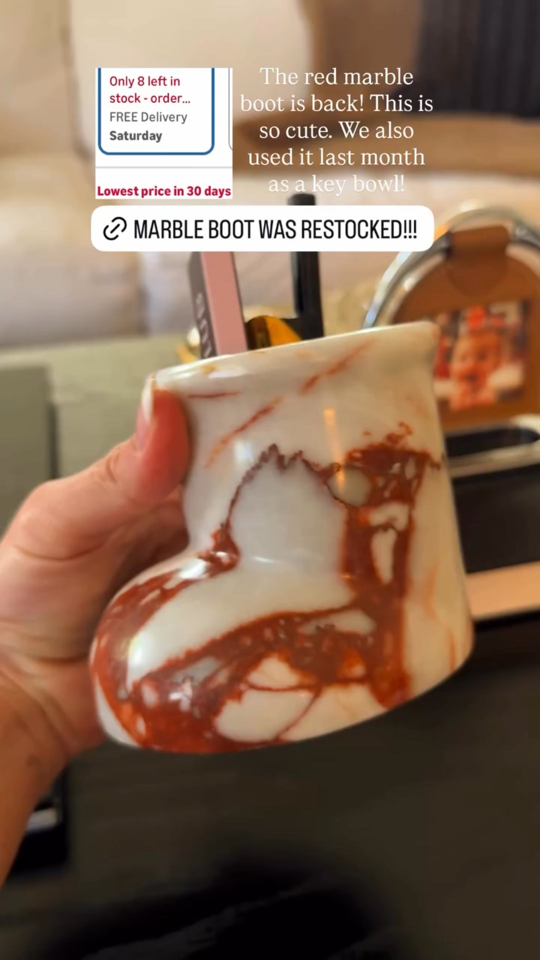 The red marble boot is back! This is so cute. We also used it last month as a key bowl! Christmas decor from Amazon. Amazon Christmas decor  

#LTKGiftGuide #LTKHoliday #LTKSeasonal