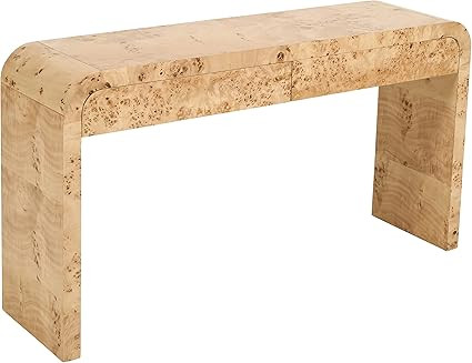 Meridian Furniture Cresthill Collection Mid-Century Modern Console Table with Wood, Natural Finis... | Amazon (US)