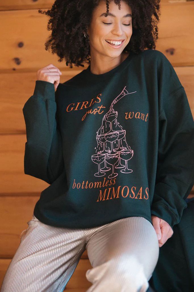 Bottomless Mimosas Sweatshirt - Girl Tribe Co. | Girl Tribe Co.