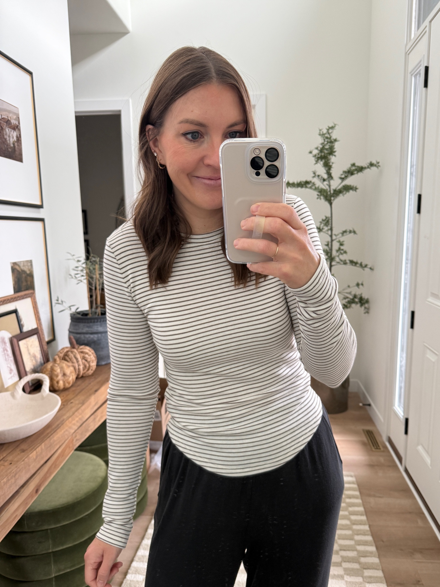 I found our new favorite long sleeve shirt for the winter! It’s fleece lined and so cozy and warm! It’s on sale today, I already have a few colors but I’m ordering a few more. It is very snug so size up one! I’m wearing a L (normally a M)  

#LTKSaleAlert #LTKSeasonal #LTKFindsUnder50