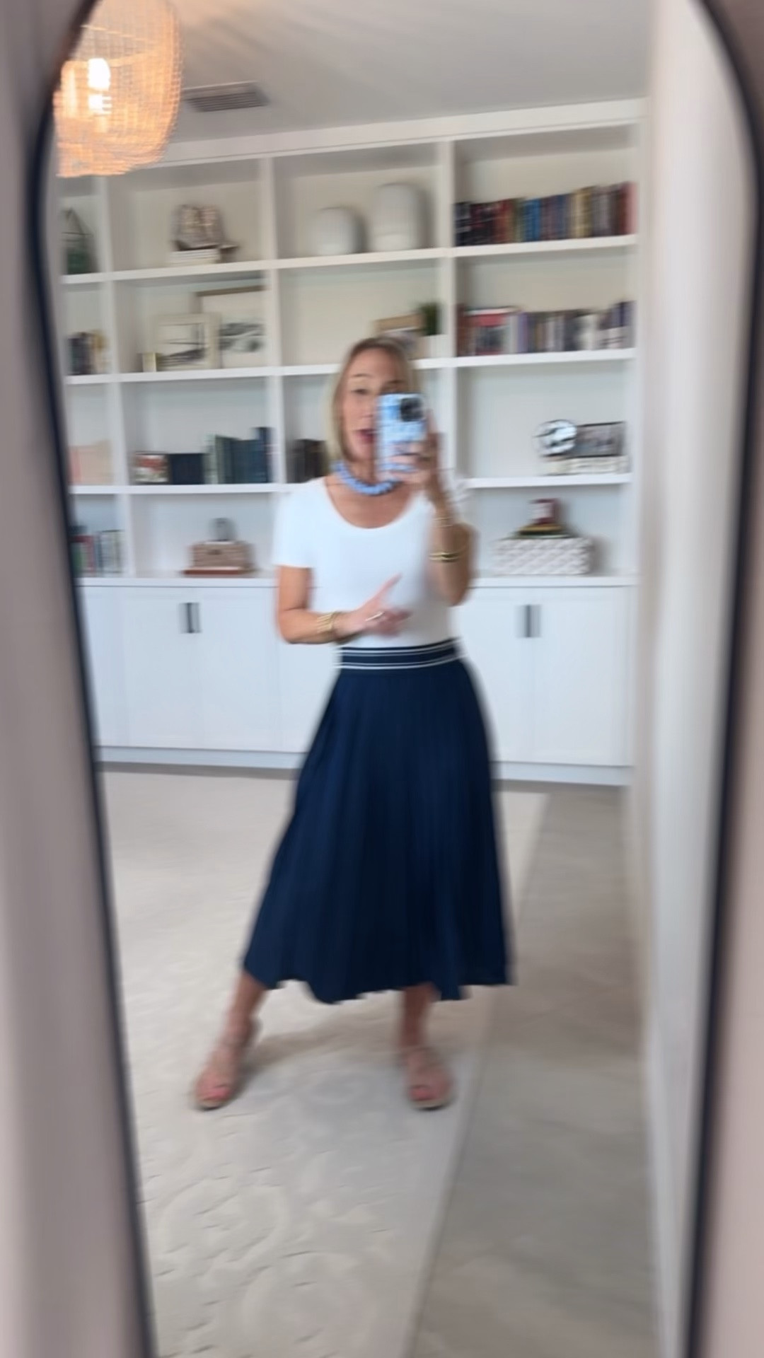 Walmart - summer dresses * Pleated Midi Skirt - size XS. $28. * Ribbed Scoop Neck Tee with Short Sleeves - size XS. $12.98. 4 colors.

#LTKSeasonal #LTKOver40