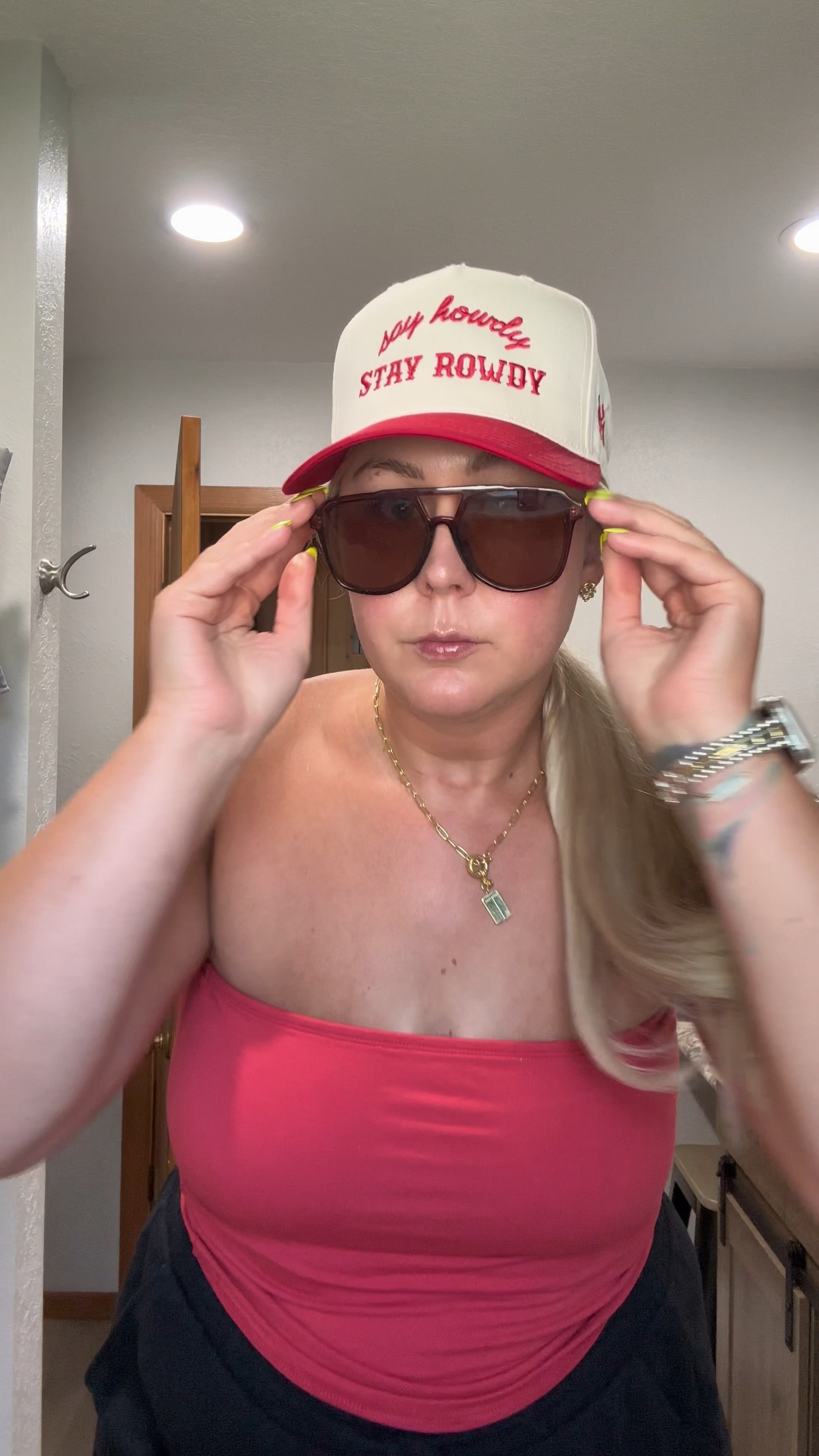 Lake day OOTD 

Shorts - xl tall
Tank - xl tall 

#LTKPlusSize #LTKFindsUnder50 #LTKStyleTip