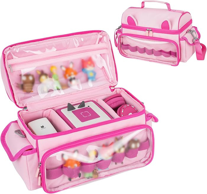 Carrying Case Compatible with Toniebox 2 & 1 Starter Set,Cute Storage Bag for Tonies Figures Char... | Amazon (US)