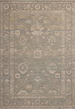 Loloi Chris Loves Julia Louisa Collection LOI-04 Lagoon/Ivory 2'-7" x 14', .38" Pile Height, Runner Rug | Amazon (US)