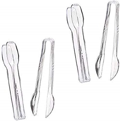 Clear Plastic Tongs, 6 1/2", 4 Pack | Amazon (US)