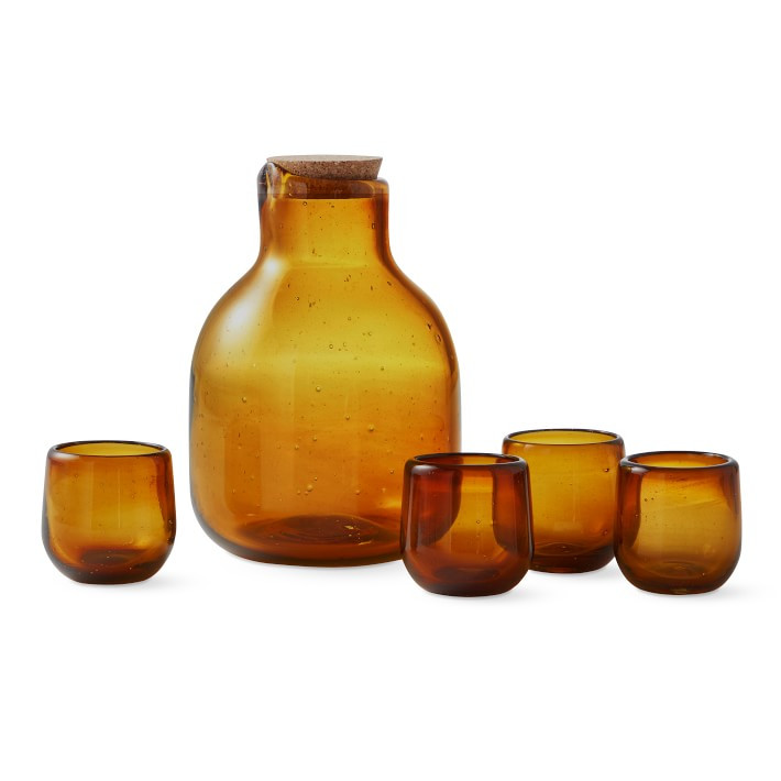 Mezcal Tasting Glasses, Set of 4 & Carafe Set | Williams-Sonoma