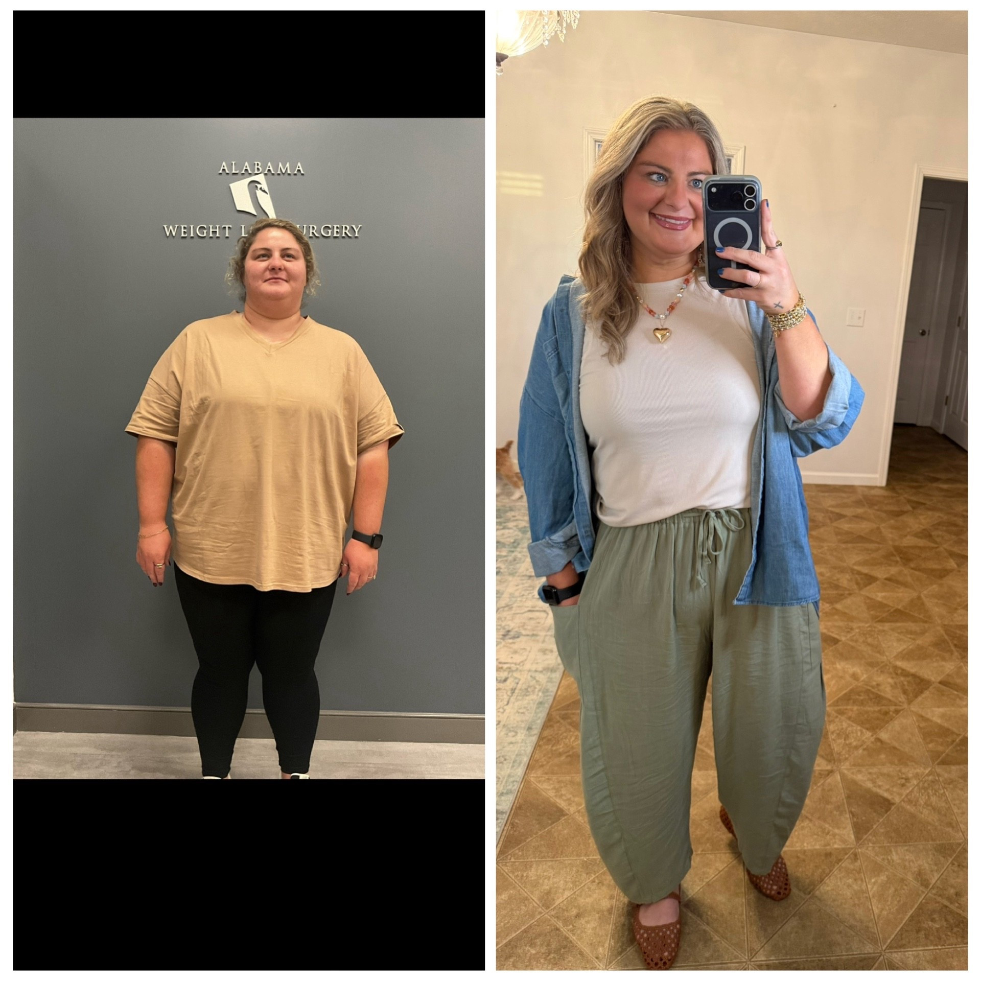 The difference a year can make 💗
106 pounds gone and i am forever thankful!!
#weightloss #selfcare #gastricsleeve 

#LTKselfcare #LTKdayinmylife #LTKPlusSize