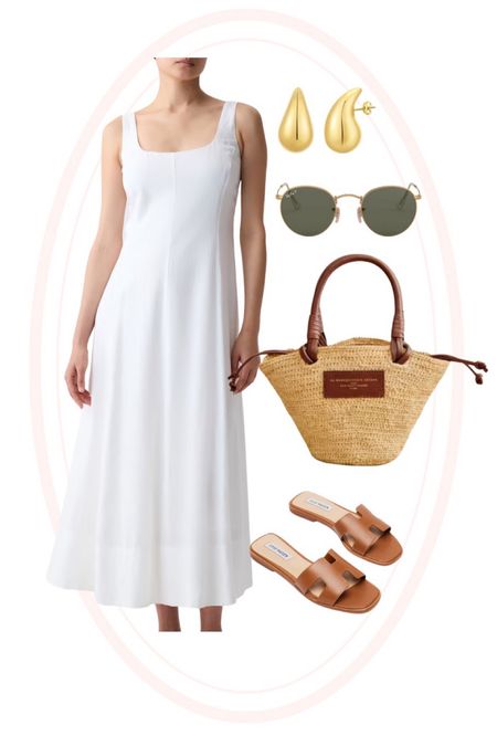 Memorial Day sale. White linen midi dress.  Summer outfit 
.
.
.
…. 

#LTKSaleAlert #LTKFindsUnder100 #LTKStyleTip